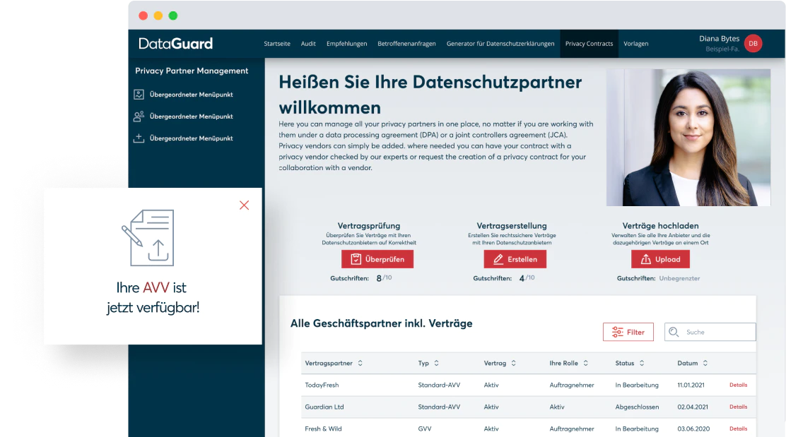 All-in-one Datenschutz-Plattform - DataGuard