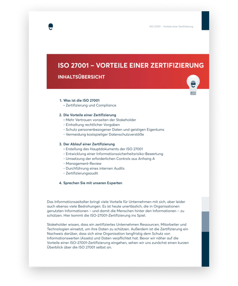 Look Inside ISO 27001 - Why Get Certified - page 2 DE
