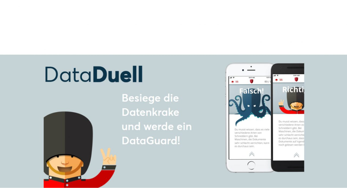 Die App DataDuell macht Datenschutz spielerisch interessant