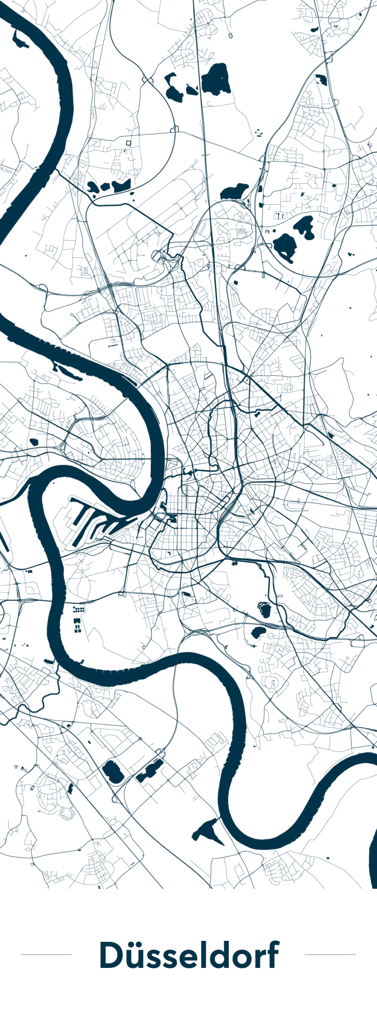 Düsseldorf Map