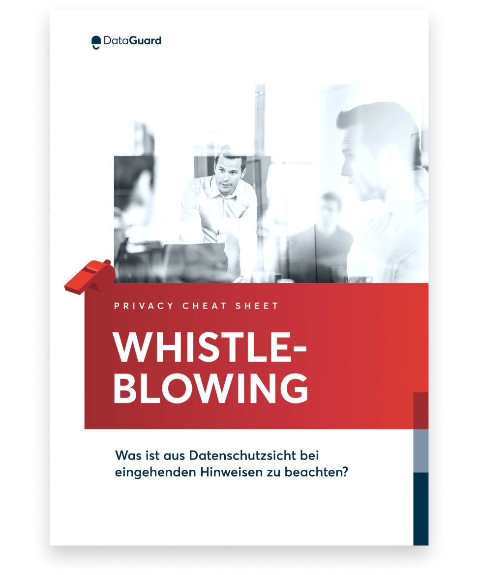 Look Inside - The Whistleblowing – Privacy Cheat Sheet - DE 1-2