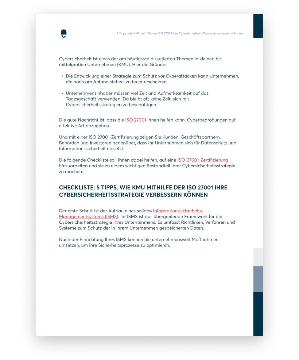 Look Inside Cyber security Strategy - page 2 DE