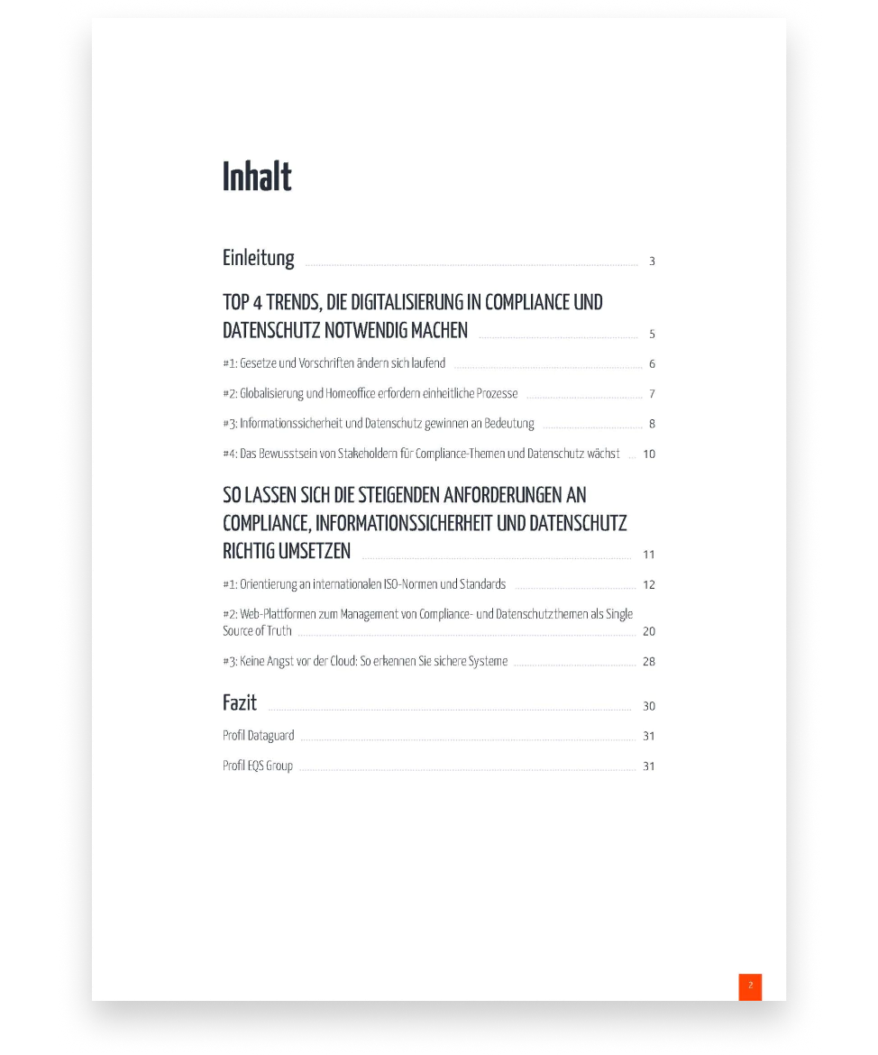 Look Inside Digitizing compliance EQS – 2  DE