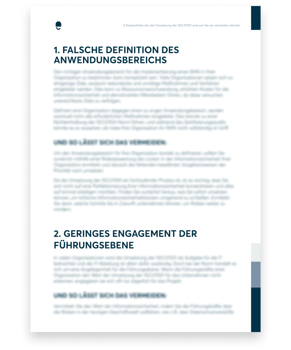 Look Inside Pitfalls To Avoid When Implementing ISO 27001 – 3  DE