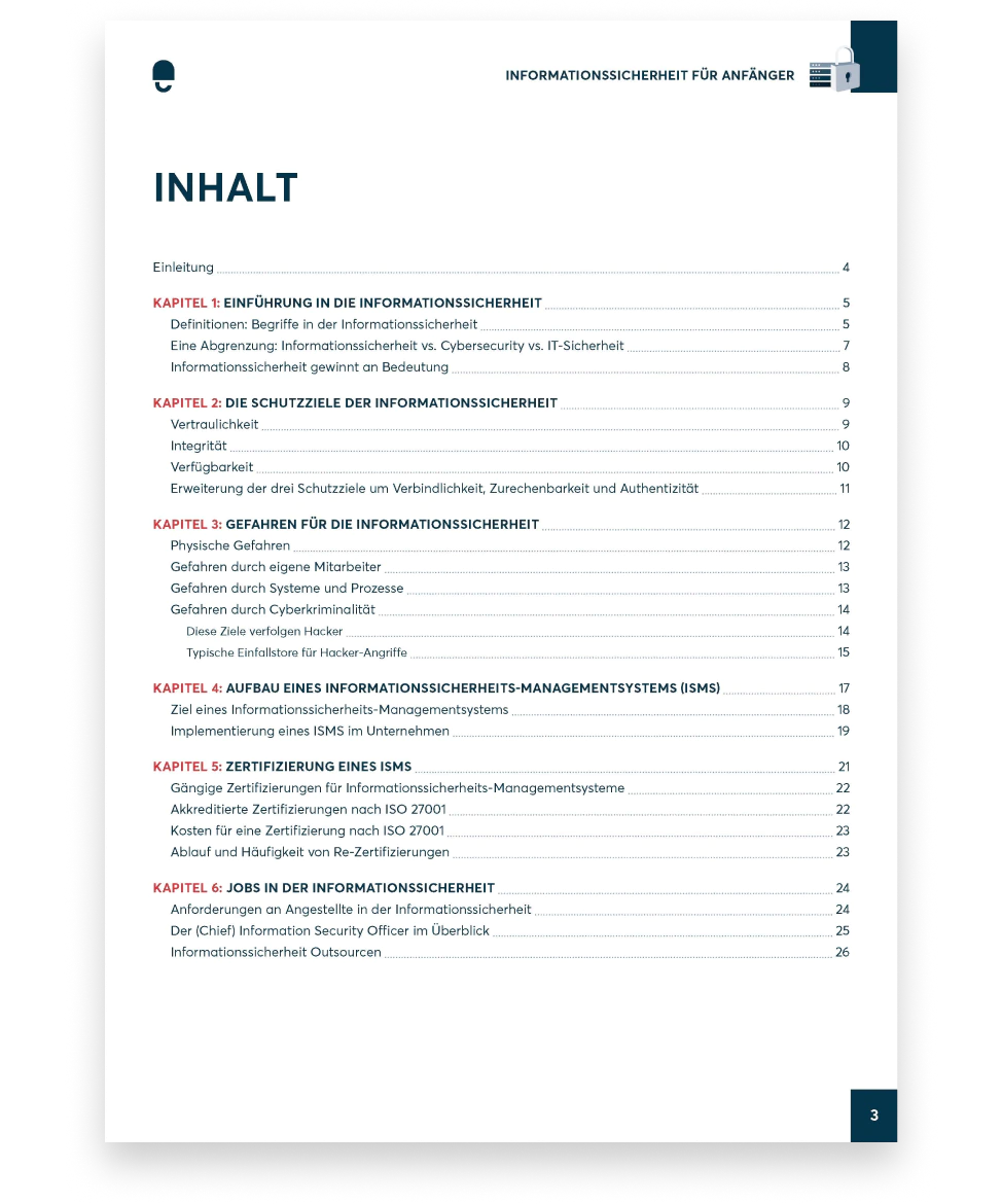 Informationssicherheit für Beginner: ein praktischer Guide