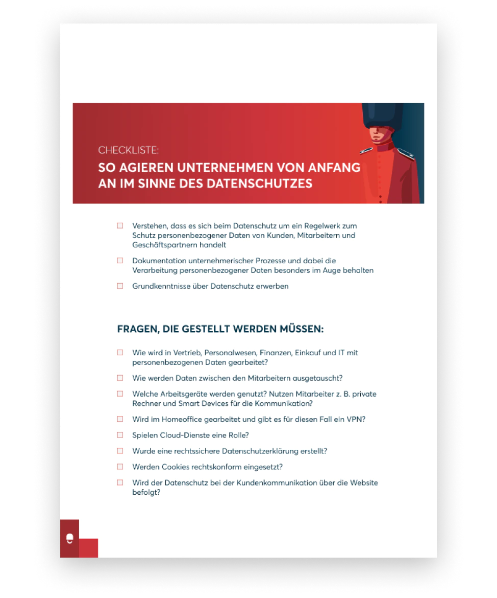 Look inside Start-Up Checklist DE - Page 01