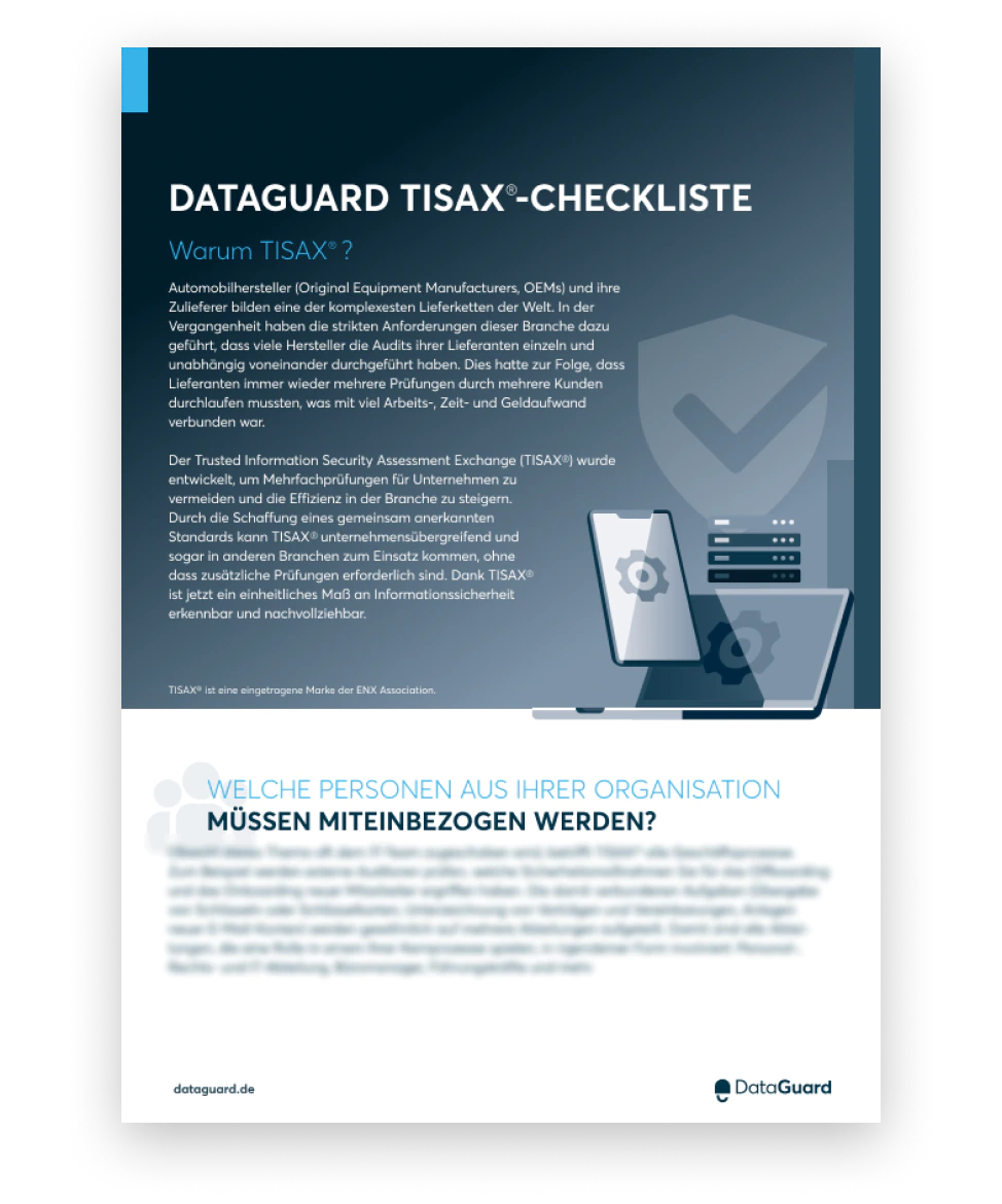 TISAX® Checkliste für ein erfolgreiches Assessment
