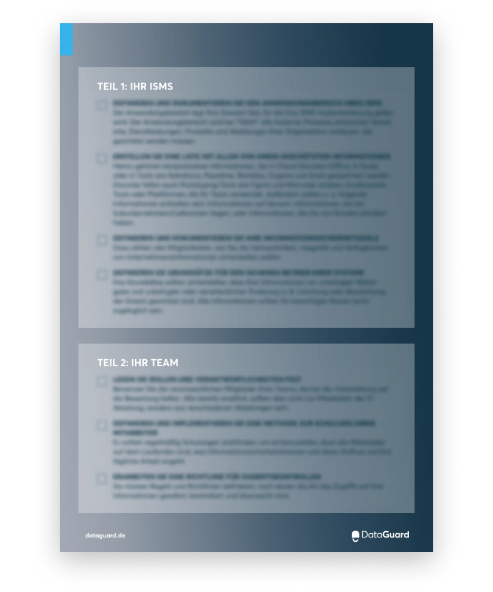 TISAX® Checkliste für ein erfolgreiches Assessment