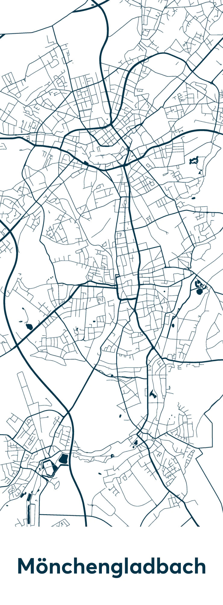 Mönchengladbach Map